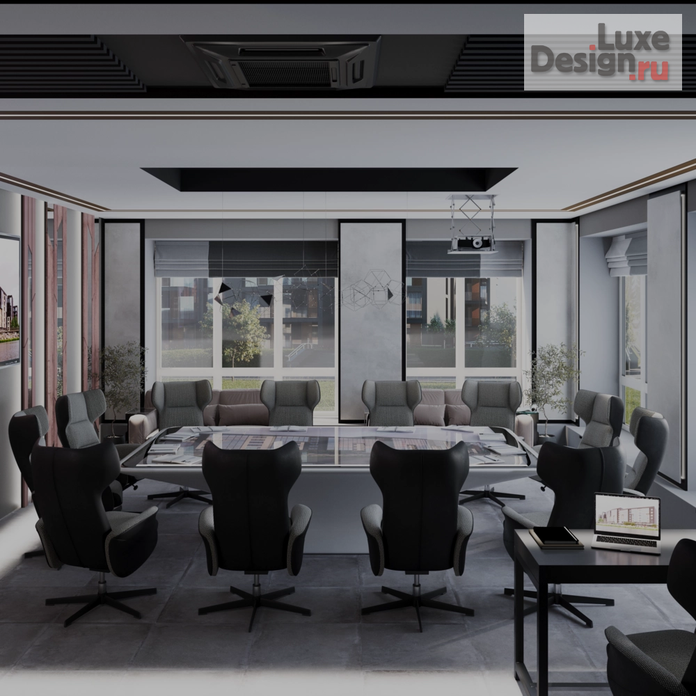 Дизайн интерьера офиса "Дизайн-проект офиса строительной компании" (фото 6)