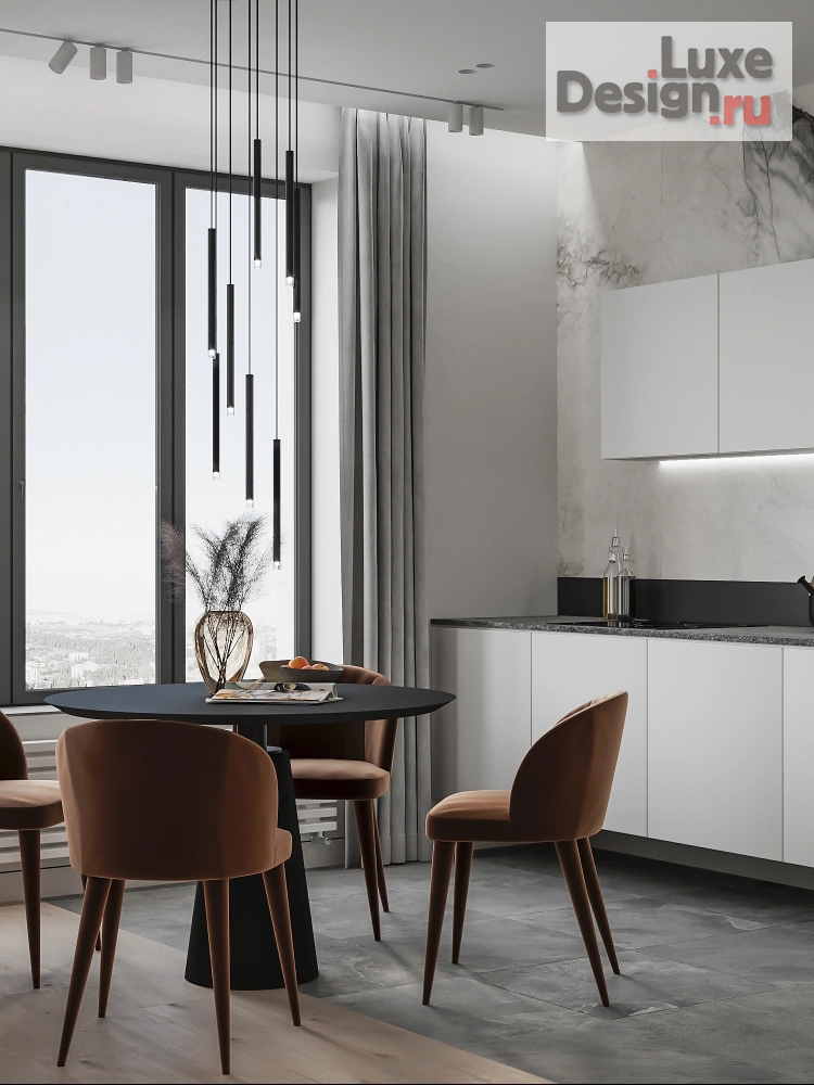 Дизайн интерьера однокомнатной квартиры "project_z_40" (фото 2) от дизайнера Жиган Ирина Владимировна Дизайн интерьера однокомнатной квартиры "project_z_40" (фото 2)