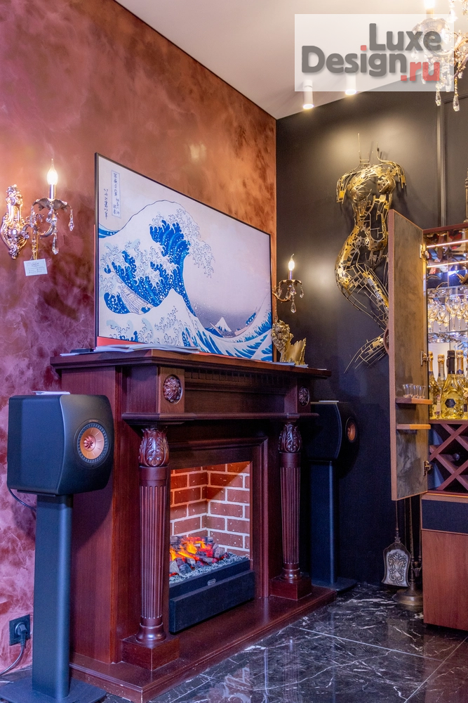 Дизайн арт-объекта "Интерьер с винным шкафом" (фото 3)