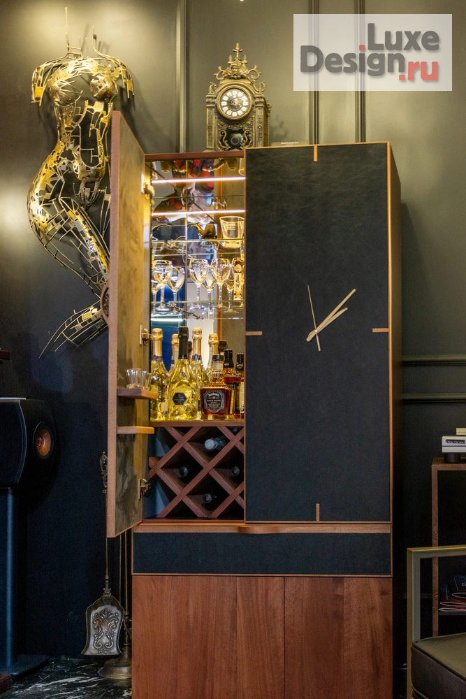 Дизайн арт-объекта "Интерьер с винным шкафом" (фото 5)
