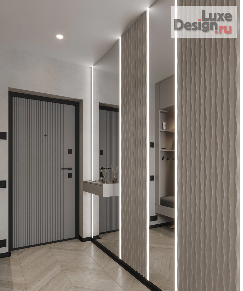 Дизайн интерьера трехкомнатной квартиры "Екатерина и Сергей |  ЖК Марсель-2 | 90 м2" (фото 57)