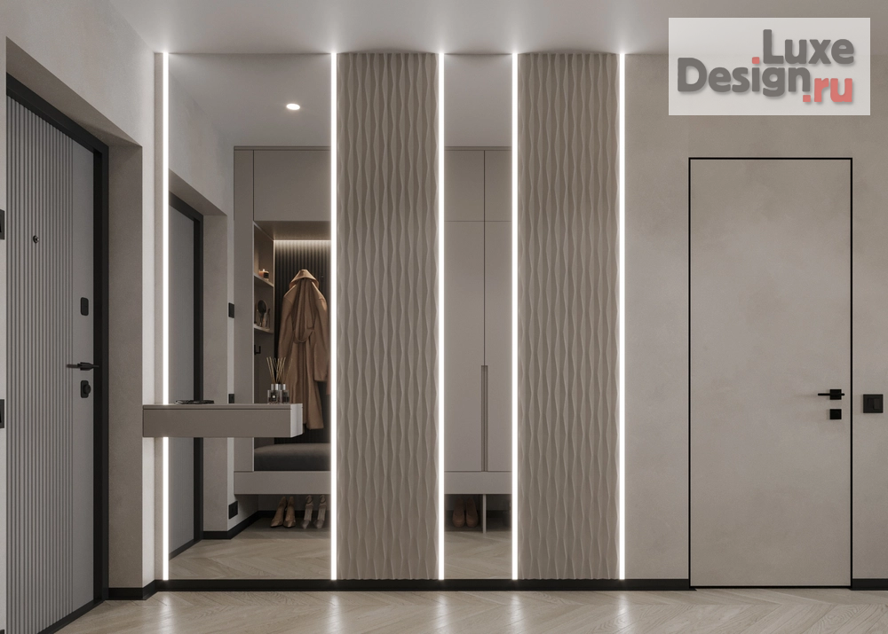 Дизайн интерьера трехкомнатной квартиры "Екатерина и Сергей |  ЖК Марсель-2 | 90 м2" (фото 58)