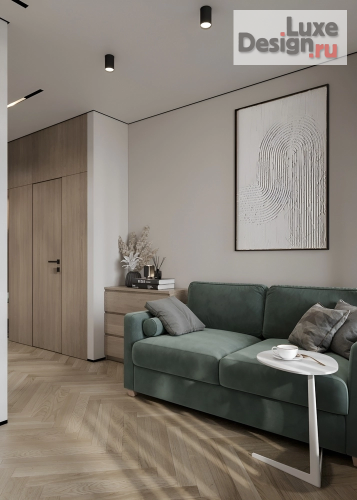 Дизайн интерьера однокомнатной квартиры "Ольга и Станислав |  ЖК Прованс | 29 м2" (фото 2)