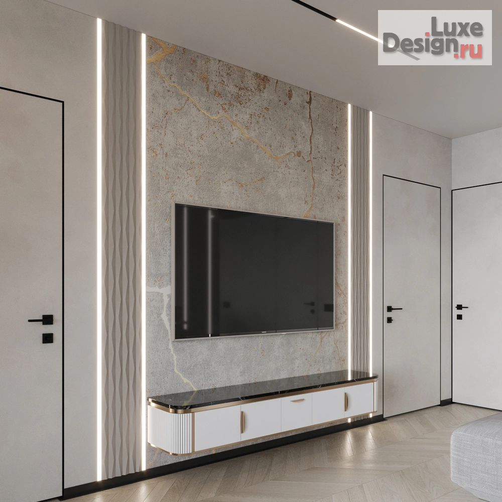 Дизайн интерьера трехкомнатной квартиры "Екатерина и Сергей |  ЖК Марсель-2 | 90 м2" (фото 63)