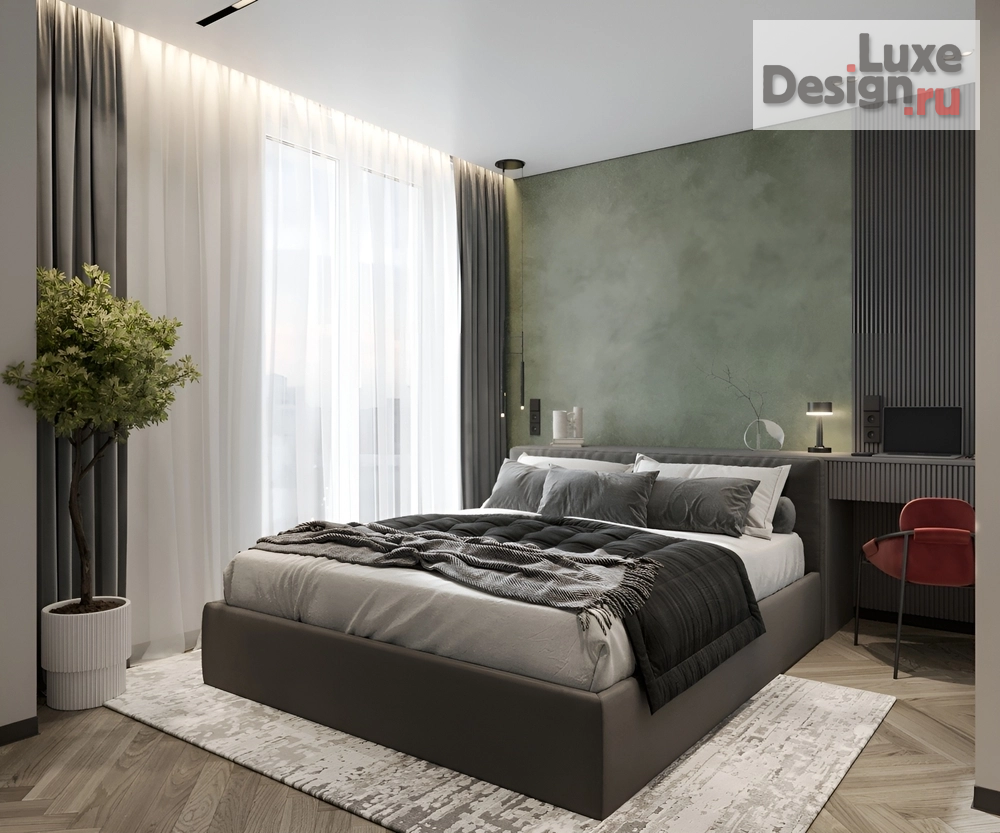 Дизайн интерьера двухкомнатной квартиры "Ксения  | ЖК Европейский берег | 57 м2" (фото 10)