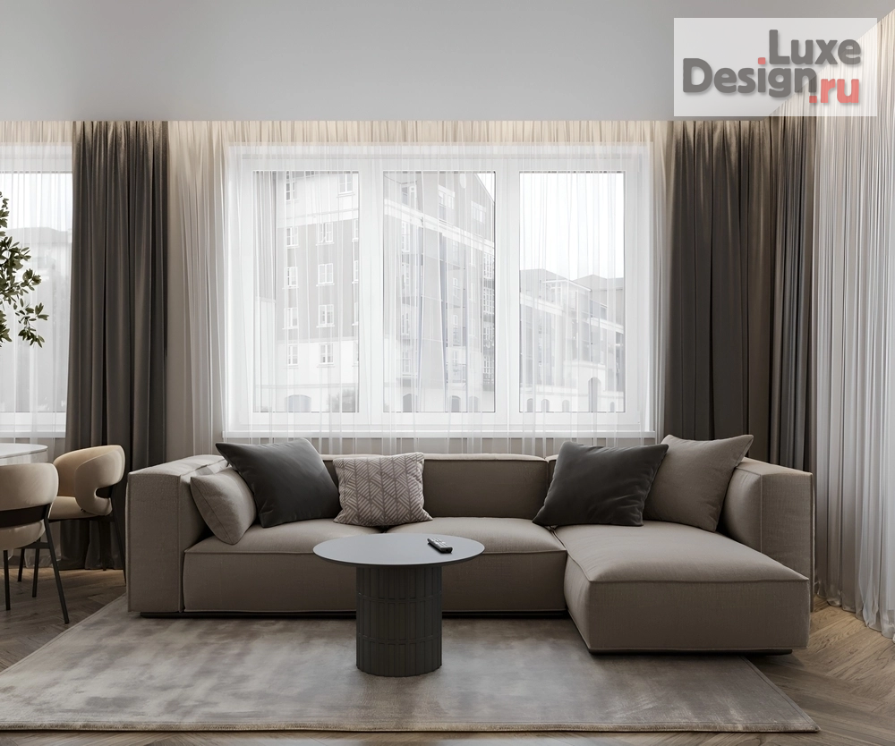 Дизайн интерьера трехкомнатной квартиры "Елена и Борис ЖК Мылзавод | 82 м2" (фото 16)