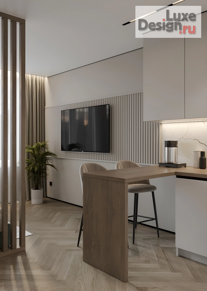 Дизайн интерьера однокомнатной квартиры "Ольга и Станислав |  ЖК Прованс | 29 м2" (фото 3)