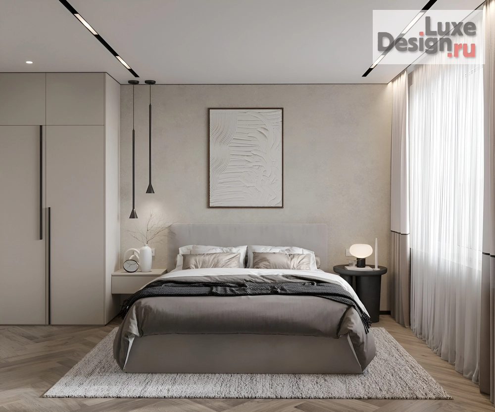 Дизайн интерьера трехкомнатной квартиры "Елена и Борис ЖК Мылзавод | 82 м2" (фото 39)