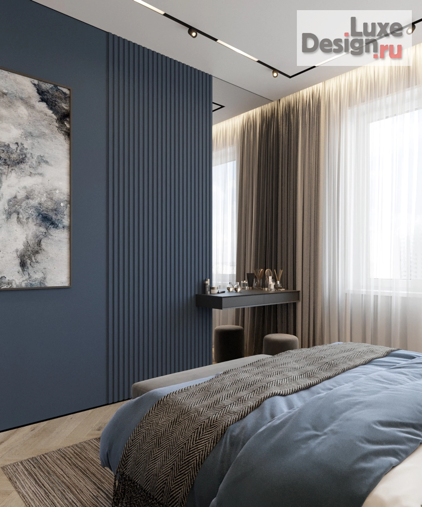 Дизайн интерьера трехкомнатной квартиры "Юлия и Олег | ЖК Современник | 121 м2" (фото 16)