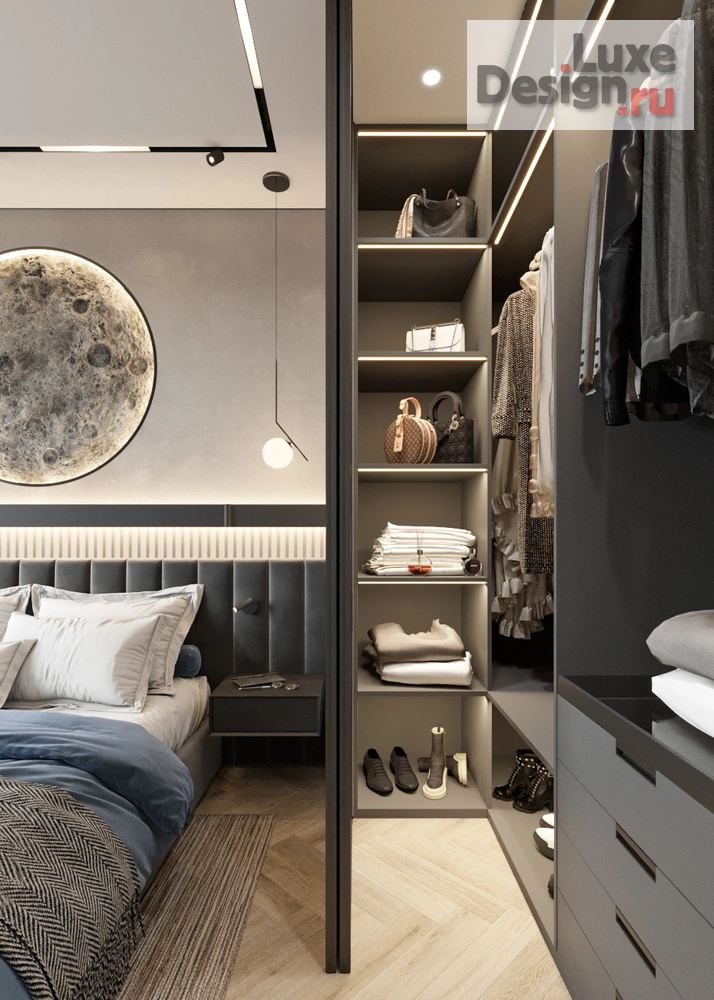 Дизайн интерьера трехкомнатной квартиры "Юлия и Олег | ЖК Современник | 121 м2" (фото 17)