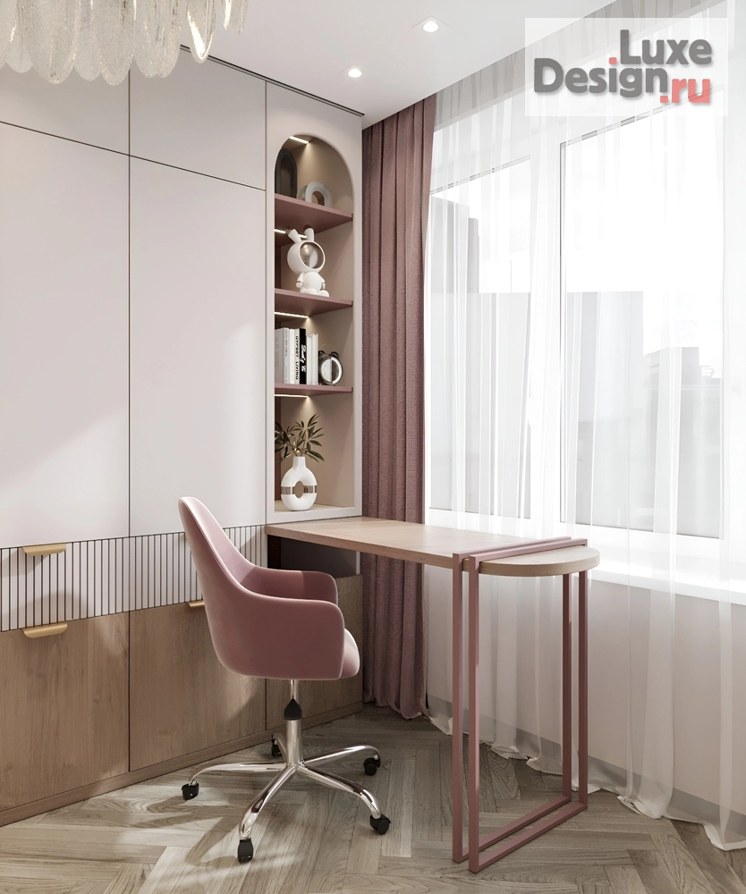 Дизайн интерьера двухкомнатной квартиры "Ксения  | ЖК Европейский берег | 57 м2" (фото 16)