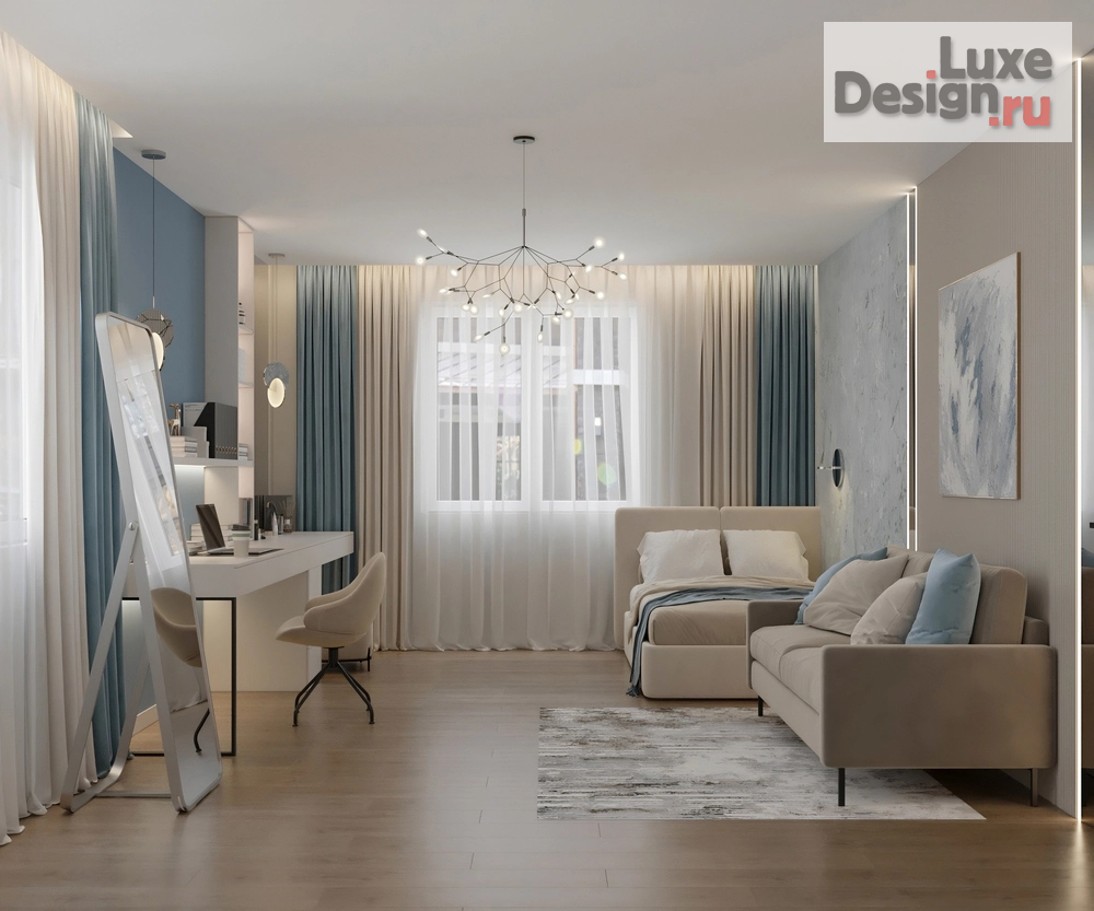 Дизайн интерьера коттеджа "Елена  | Коттедж на Жемчужной | 235 м2" (фото 36)