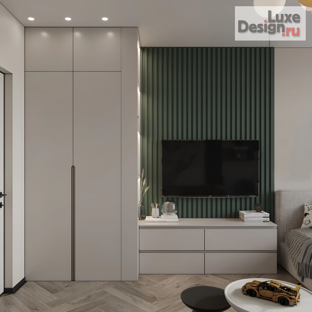 Дизайн интерьера трехкомнатной квартиры "Елена и Борис ЖК Мылзавод | 82 м2" (фото 21)