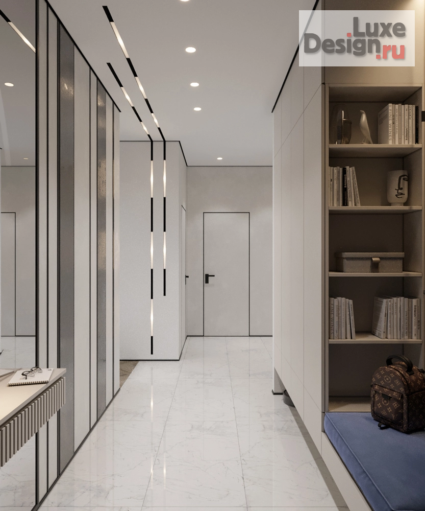 Дизайн интерьера трехкомнатной квартиры "Юлия и Олег | ЖК Современник | 121 м2" (фото 23)