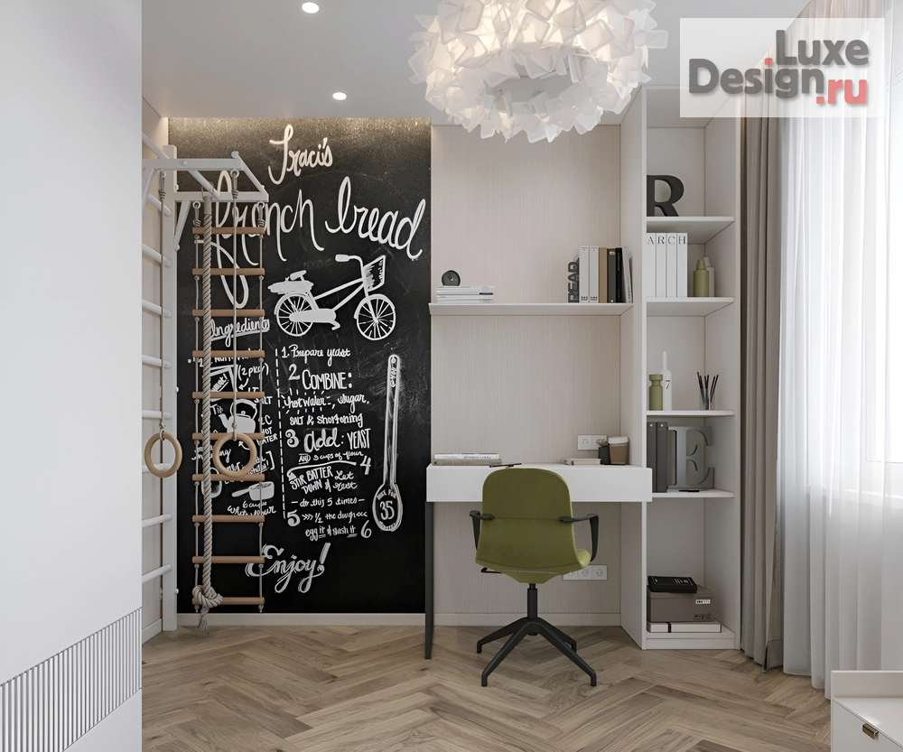 Дизайн интерьера трехкомнатной квартиры "Кристина и Владимир | ЖК Расцветай | 83 м2" (фото 9)