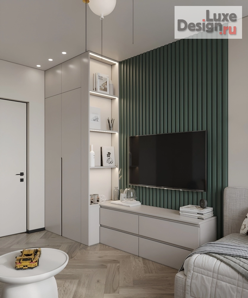 Дизайн интерьера трехкомнатной квартиры "Елена и Борис ЖК Мылзавод | 82 м2" (фото 23)