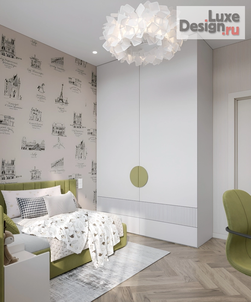 Дизайн интерьера трехкомнатной квартиры "Кристина и Владимир | ЖК Расцветай | 83 м2" (фото 10)