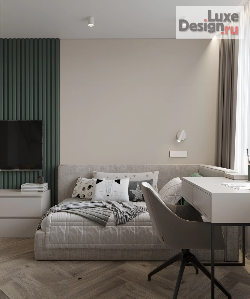 Дизайн интерьера трехкомнатной квартиры "Елена и Борис ЖК Мылзавод | 82 м2" (фото 24)