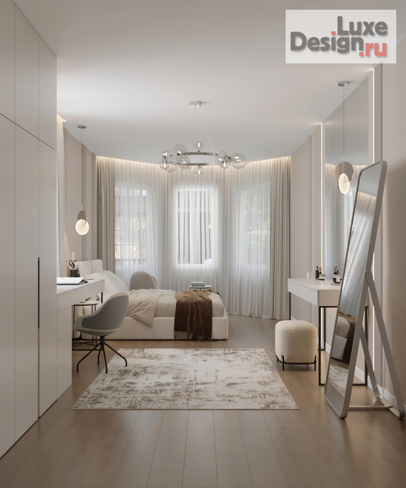 Дизайн интерьера коттеджа "Елена  | Коттедж на Жемчужной | 235 м2" (фото 10)