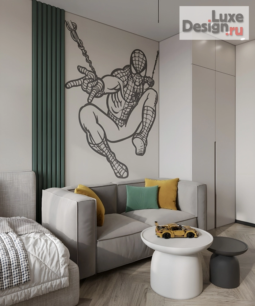 Дизайн интерьера трехкомнатной квартиры "Елена и Борис ЖК Мылзавод | 82 м2" (фото 26)