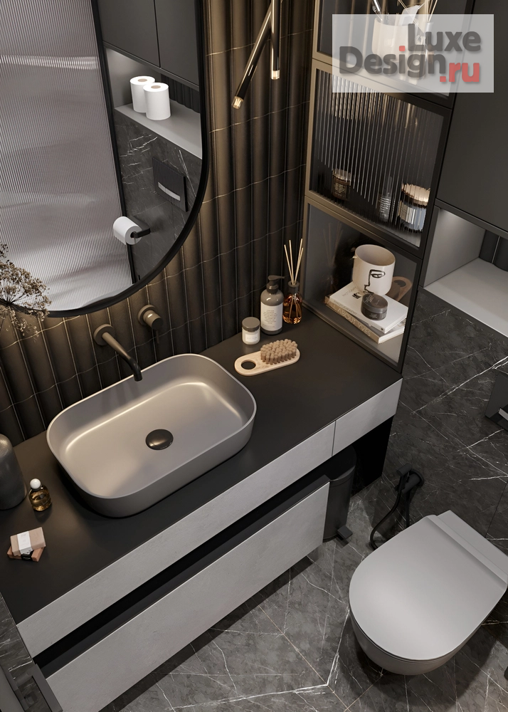 Дизайн интерьера трехкомнатной квартиры "Елена и Борис ЖК Мылзавод | 82 м2" (фото 29)