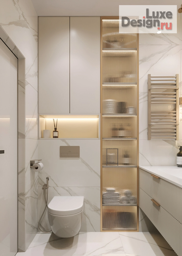 Дизайн интерьера трехкомнатной квартиры "Кристина и Владимир | ЖК Расцветай | 83 м2" (фото 15)