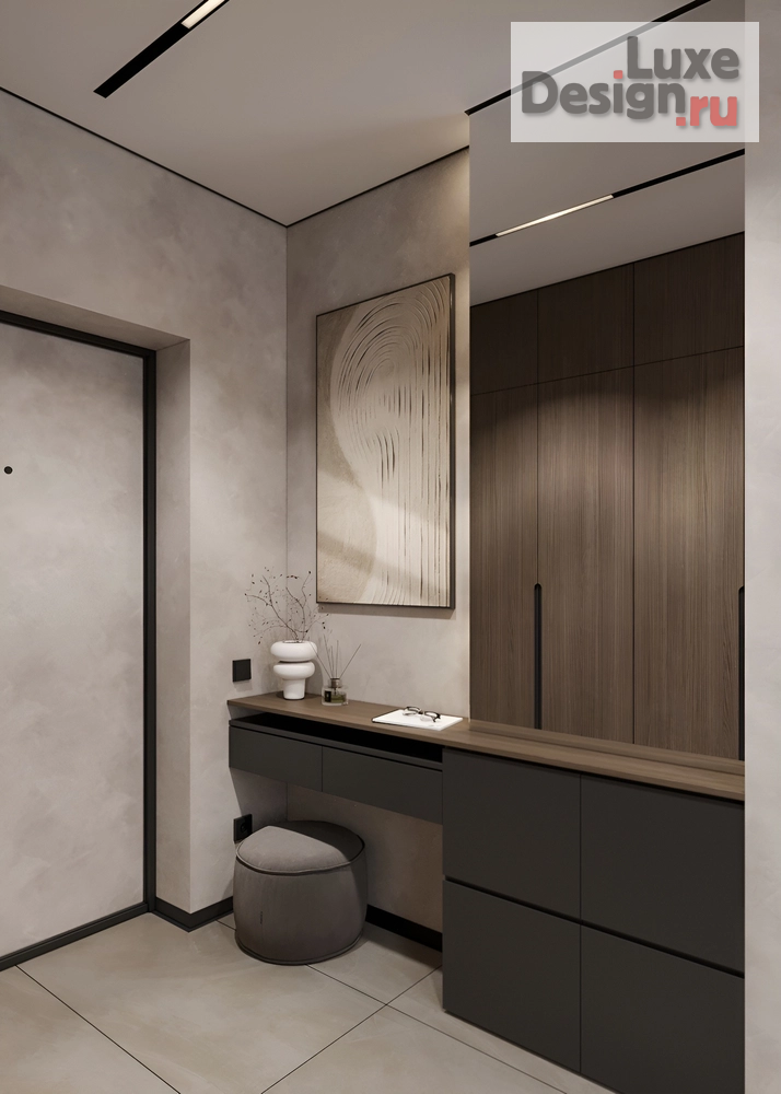 Дизайн интерьера трехкомнатной квартиры "Елена и Борис ЖК Мылзавод | 82 м2" (фото 14)