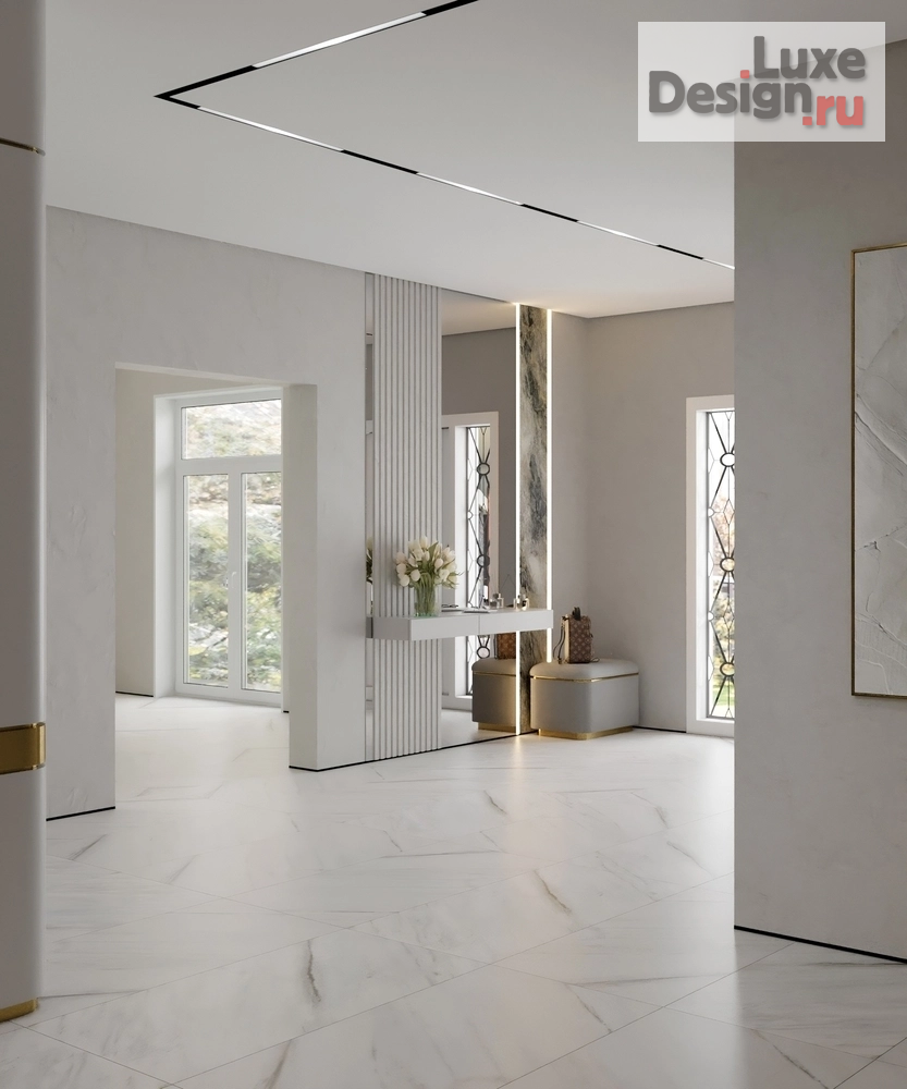 Дизайн интерьера коттеджа "Елена  | Коттедж на Жемчужной | 235 м2" (фото 2)