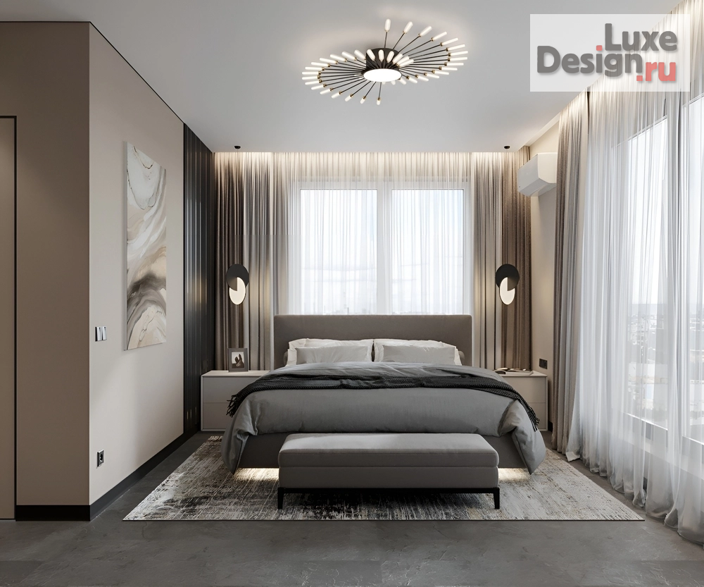 Дизайн интерьера четырехкомнатной квартиры "Олеся и Максим |  ЖК Европейский берег | 130 м2" (фото 12)