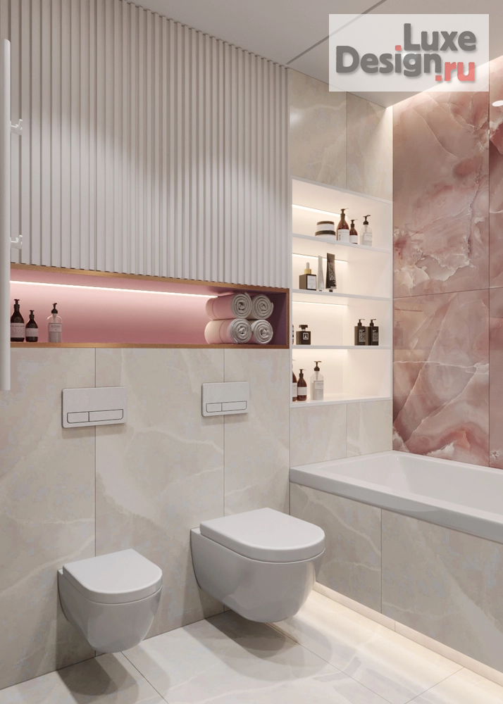 Дизайн интерьера трехкомнатной квартиры "Екатерина и Сергей |  ЖК Марсель-2 | 90 м2" (фото 30)