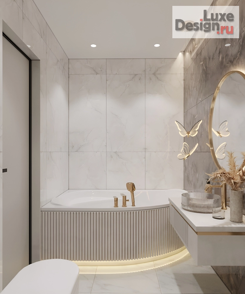 Дизайн интерьера четырехкомнатной квартиры "Олеся и Максим |  ЖК Европейский берег | 130 м2" (фото 18)