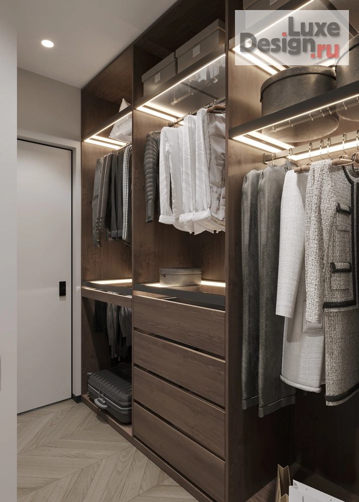 Дизайн интерьера трехкомнатной квартиры "Екатерина и Сергей |  ЖК Марсель-2 | 90 м2" (фото 2)