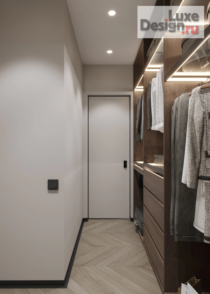 Дизайн интерьера трехкомнатной квартиры "Екатерина и Сергей |  ЖК Марсель-2 | 90 м2" (фото 3)