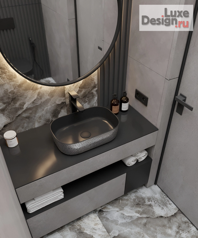 Дизайн интерьера четырехкомнатной квартиры "Олеся и Максим |  ЖК Европейский берег | 130 м2" (фото 26)