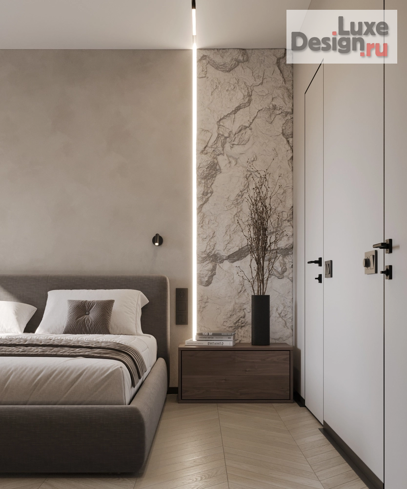 Дизайн интерьера трехкомнатной квартиры "Екатерина и Сергей |  ЖК Марсель-2 | 90 м2" (фото 5)