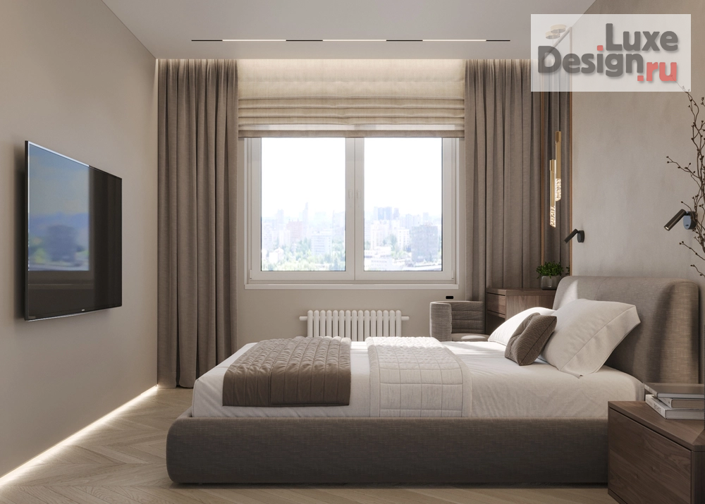 Дизайн интерьера трехкомнатной квартиры "Екатерина и Сергей |  ЖК Марсель-2 | 90 м2" (фото 10)