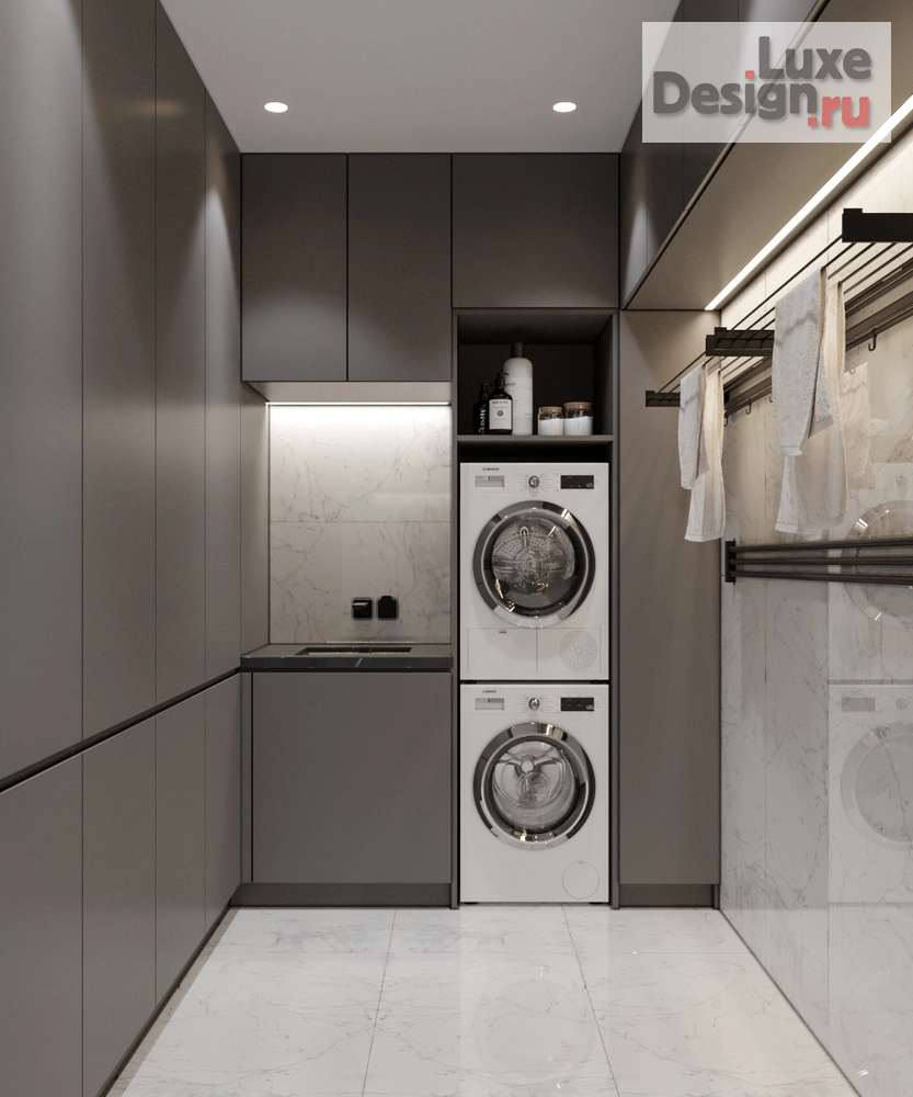 Дизайн интерьера четырехкомнатной квартиры "Олеся и Максим |  ЖК Европейский берег | 130 м2" (фото 28)