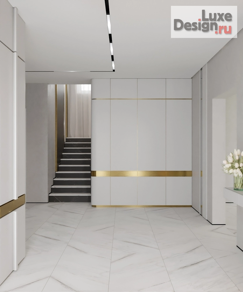 Дизайн интерьера коттеджа "Елена  | Коттедж на Жемчужной | 235 м2" (фото 5)