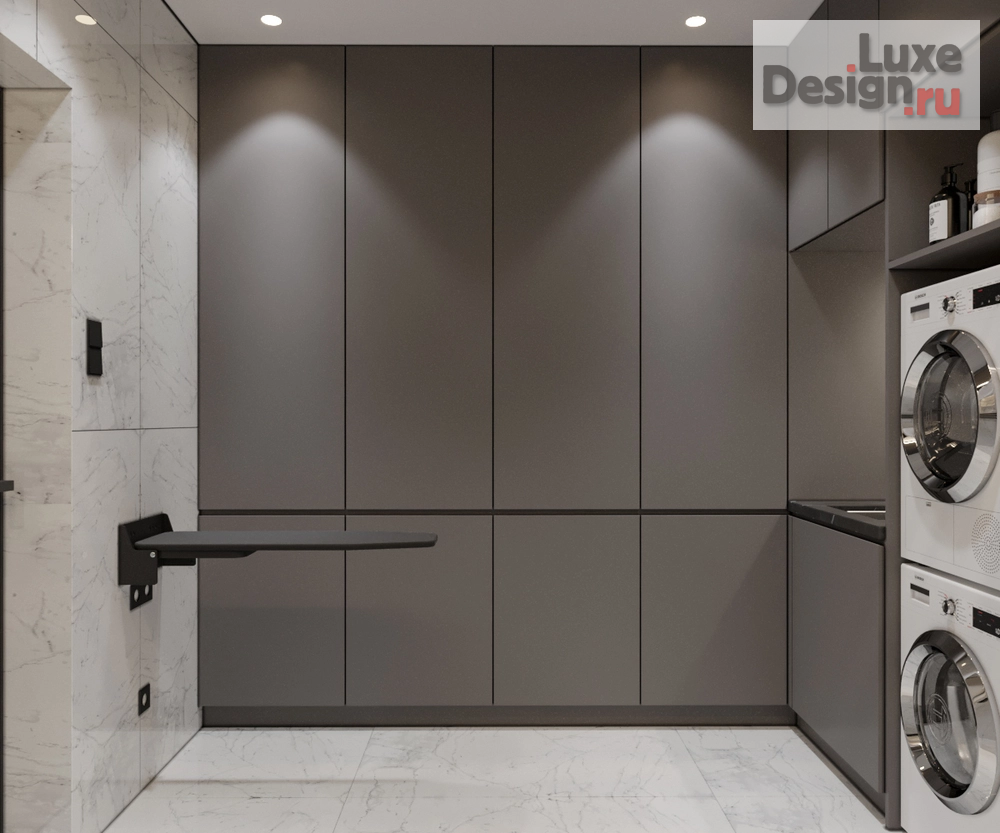 Дизайн интерьера четырехкомнатной квартиры "Олеся и Максим |  ЖК Европейский берег | 130 м2" (фото 2)