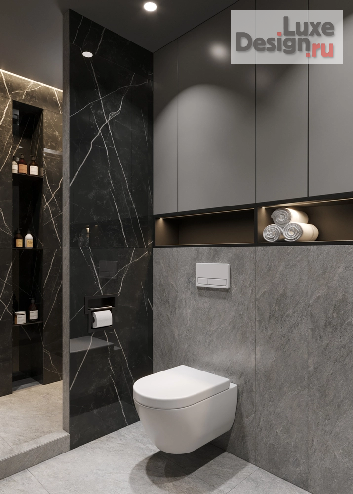 Дизайн интерьера трехкомнатной квартиры "Екатерина и Сергей |  ЖК Марсель-2 | 90 м2" (фото 16)