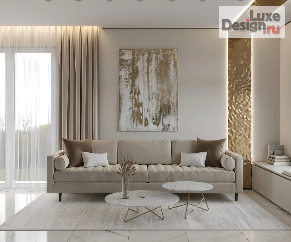 Дизайн интерьера коттеджа "Елена  | Коттедж на Жемчужной | 235 м2" (фото 7)