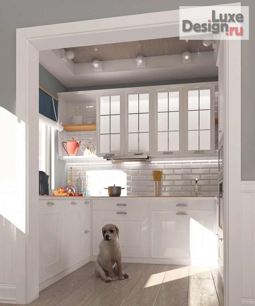 Дизайн интерьера загородного дома "Домик в деревне" (фото 3)