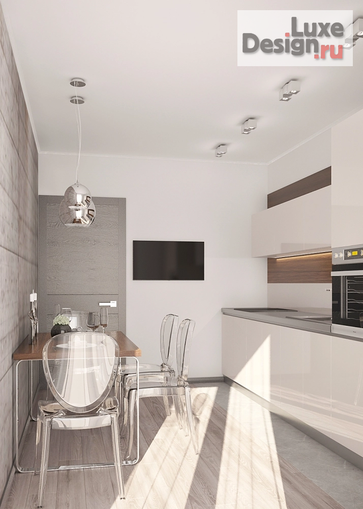 Дизайн интерьера однокомнатной квартиры "Однокомнатная квартира" (фото 4)