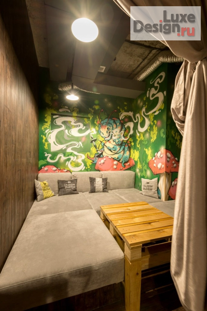 Дизайн интерьера кафе "Проект кальянной" (фото 5)