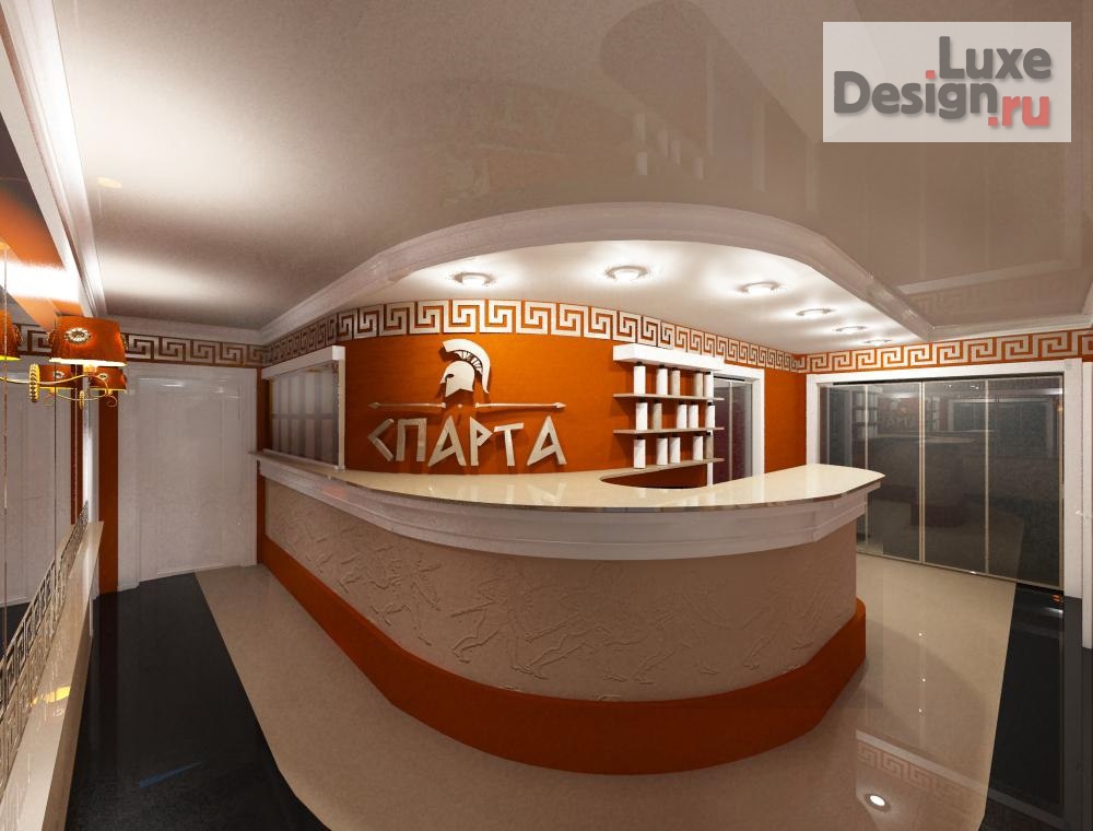 Дизайн интерьера оздоровительного комплекса "Фитнес комплекс "Спарта"" (фото 1)