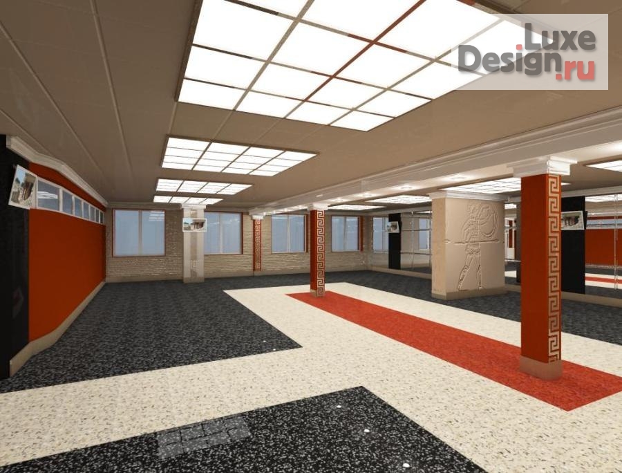 Дизайн интерьера оздоровительного комплекса "Фитнес комплекс "Спарта"" (фото 6)