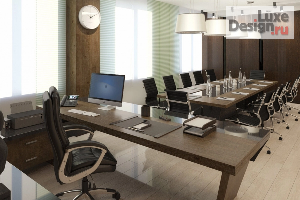 Дизайн интерьера офиса "Проект кабинета руководителя " (фото 1)