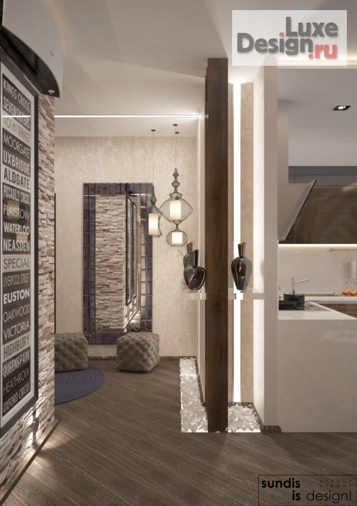 Дизайн интерьера трехкомнатной квартиры "Дизайн-проект квартиры 70 кв.м." (фото 10)