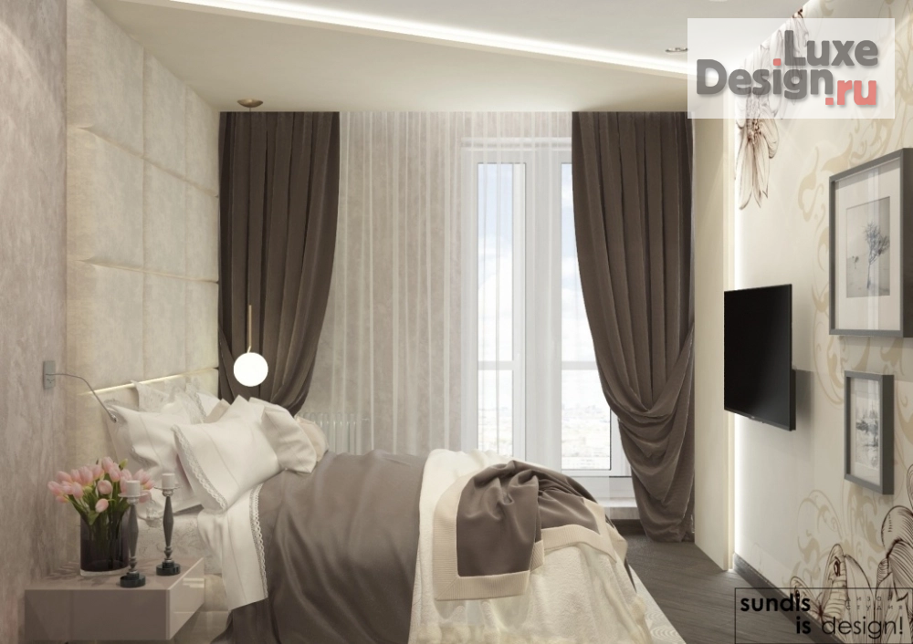 Дизайн интерьера трехкомнатной квартиры "Дизайн-проект квартиры 70 кв.м." (фото 13)