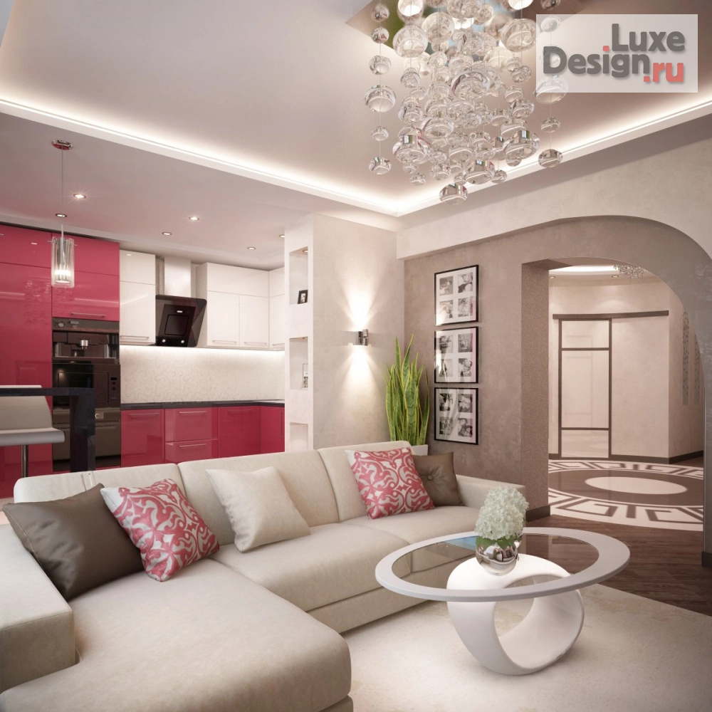 Дизайн интерьера гостиной "Дизайн интерьера гостиной" (фото 3)